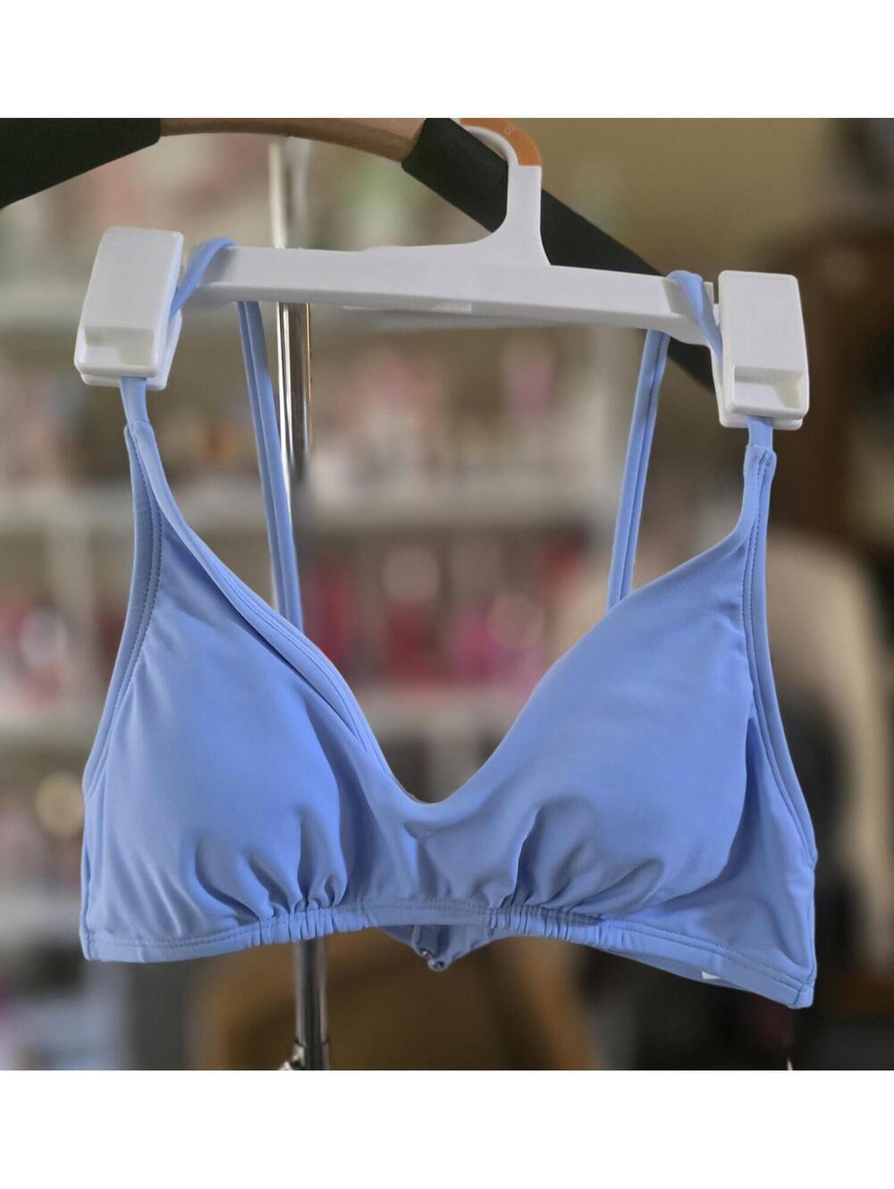 Women's blue bakini top
